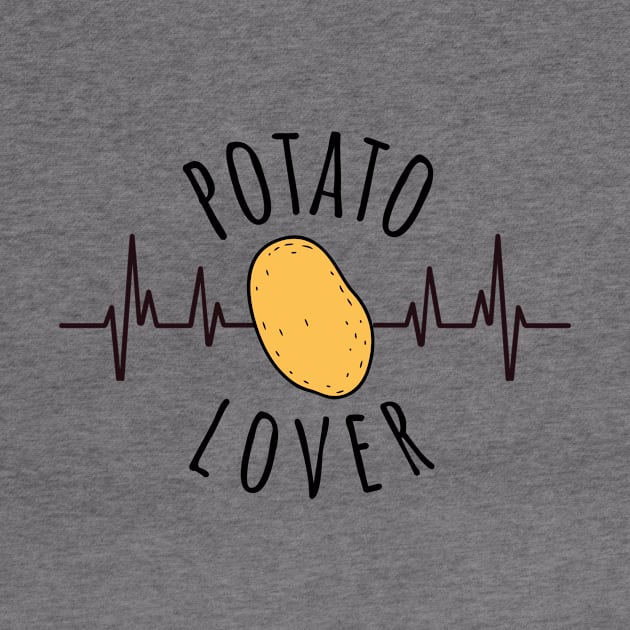 Potato Lover Potato Heartbeat by DesignArchitect